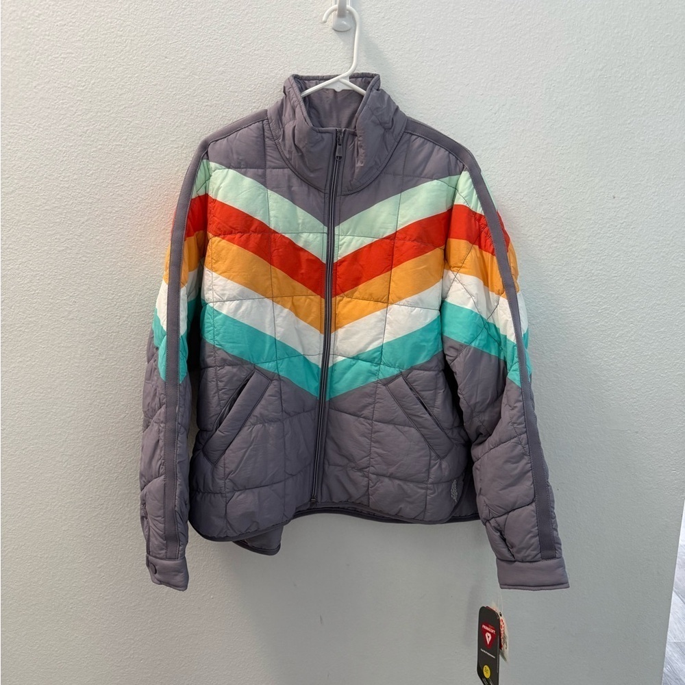 NWT Free People Pippa Printed Packable Puffer Jacket size M - Picture 2 of 5